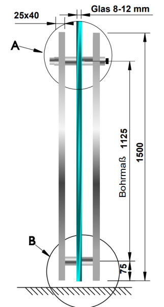 Stroßgriff abschließbar STR-20